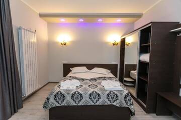 Фото номера Двухместный номер с 1 кроватью Отель Hotel Holiday Maria г. Бэиле-Еркулане 7